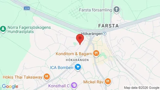 Apartments for rent i Stockholm South - kort over placeringen