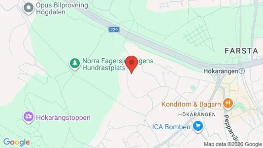 Apartments for rent i Stockholm South - kort over placeringen