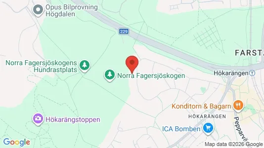 Apartments for rent i Stockholm South - kort over placeringen