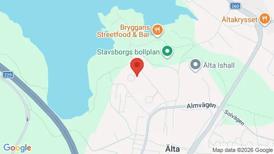 Apartments for rent i Nacka - kort over placeringen