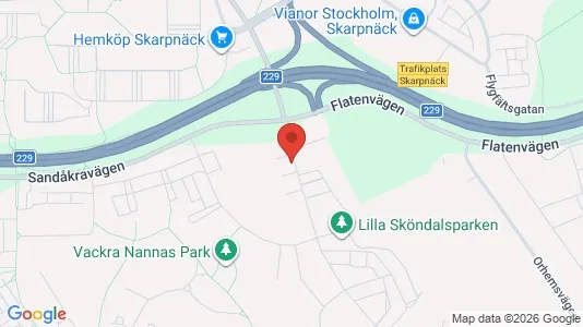 Apartments for rent i Stockholm South - kort over placeringen