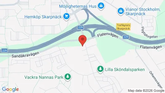 Apartments for rent i Stockholm South - kort over placeringen