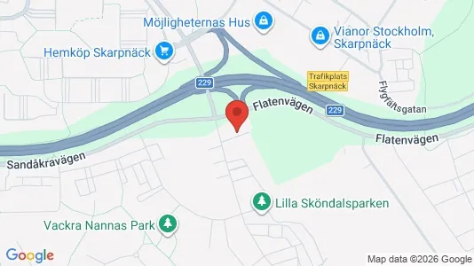 Apartments for rent i Stockholm South - kort over placeringen