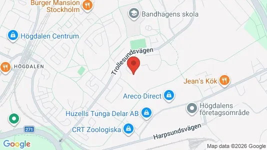 Apartments for rent i Stockholm South - kort over placeringen