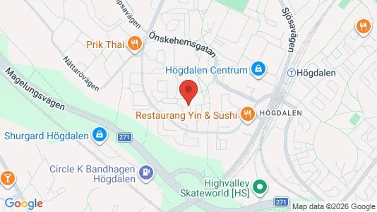 Apartments for rent i Stockholm South - kort over placeringen