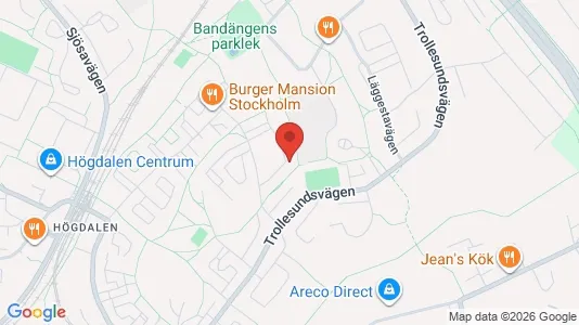 Apartments for rent i Stockholm South - kort over placeringen
