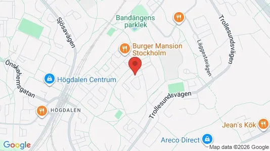 Apartments for rent i Stockholm South - kort over placeringen