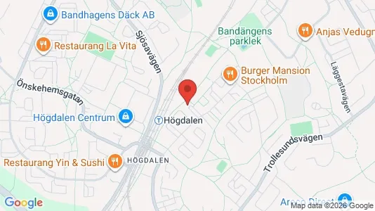 Apartments for rent i Stockholm South - kort over placeringen
