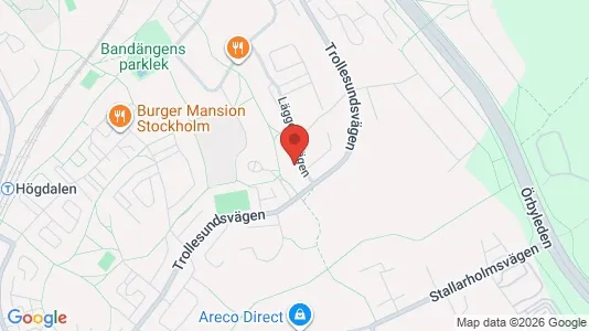 Apartments for rent i Stockholm South - kort over placeringen