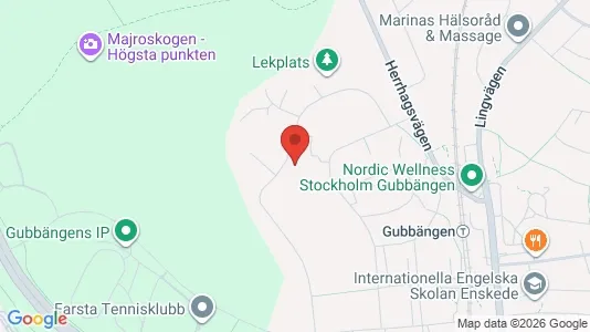 Apartments for rent i Stockholm South - kort over placeringen