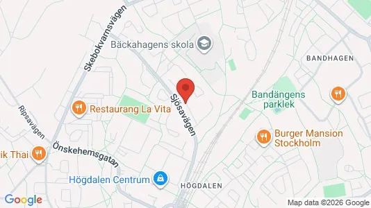 Apartments for rent i Stockholm South - kort over placeringen