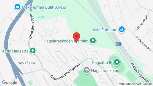 Apartments for rent i Stockholm South - kort over placeringen