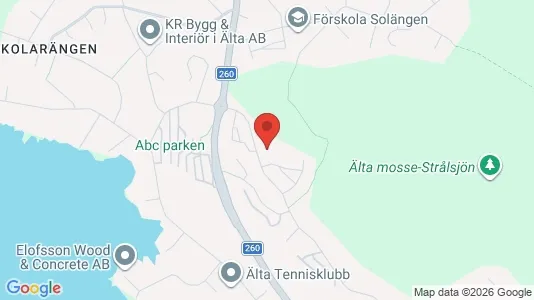 Apartments for rent i Nacka - kort over placeringen