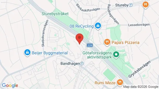 Apartments for rent i Stockholm South - kort over placeringen