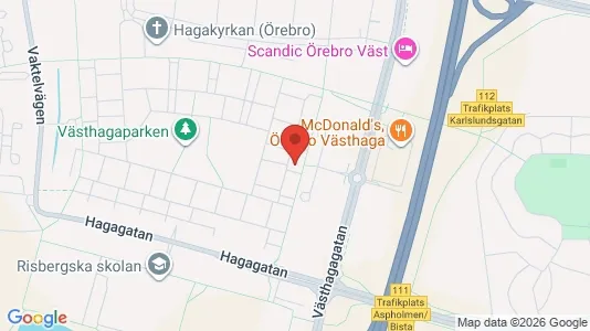 Apartments for rent i Örebro - kort over placeringen