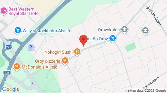 Apartments for rent i Stockholm South - kort over placeringen