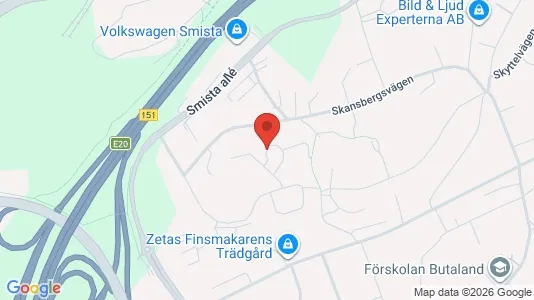 Rooms for rent i Huddinge - kort over placeringen