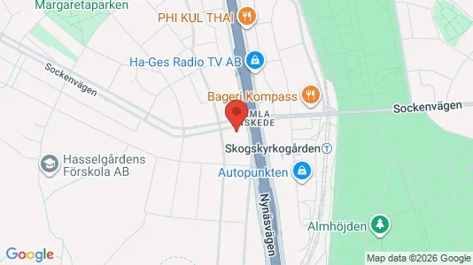 Apartments for rent i Stockholm South - kort over placeringen