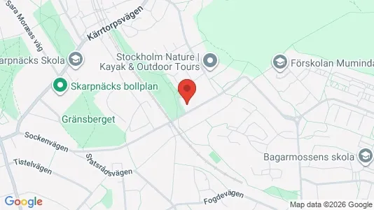 Apartments for rent i Stockholm South - kort over placeringen