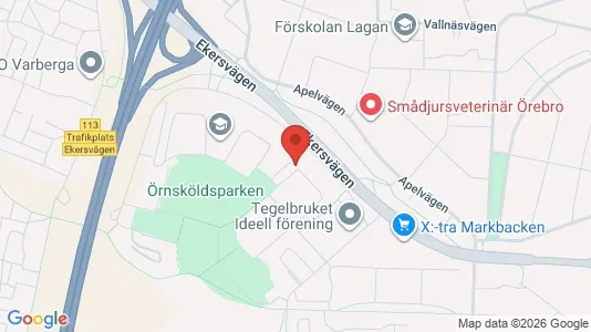 Apartments for rent i Örebro - kort over placeringen