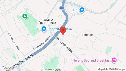 Apartments for rent i Stockholm South - kort over placeringen