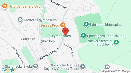 Apartments for rent i Stockholm South - kort over placeringen