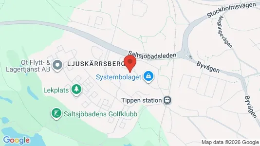 Apartments for rent i Nacka - kort over placeringen