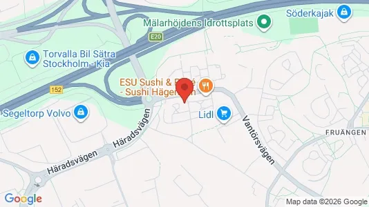 Apartments for rent i Stockholm South - kort over placeringen