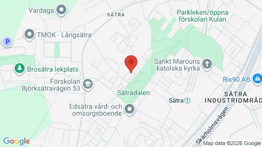 Apartments for rent i Stockholm South - kort over placeringen