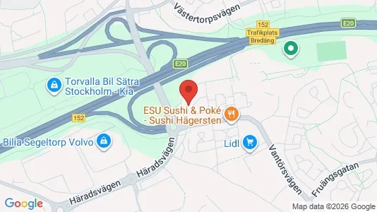 Apartments for rent i Stockholm South - kort over placeringen
