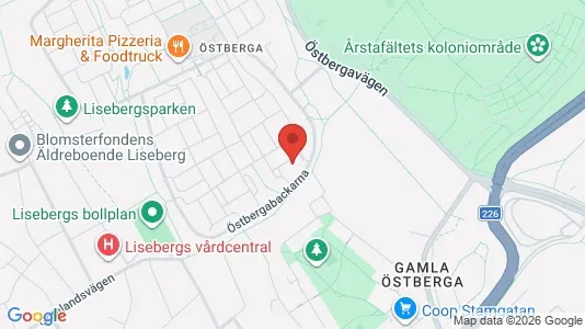 Apartments for rent i Stockholm South - kort over placeringen