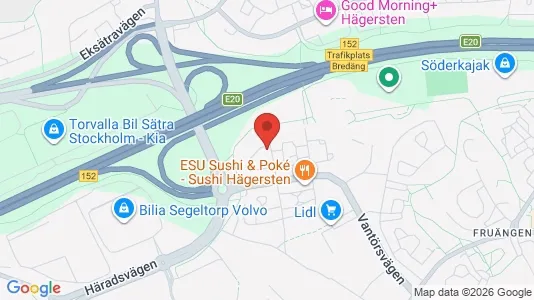 Apartments for rent i Stockholm South - kort over placeringen