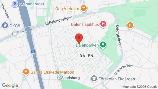 Apartments for rent i Stockholm South - kort over placeringen