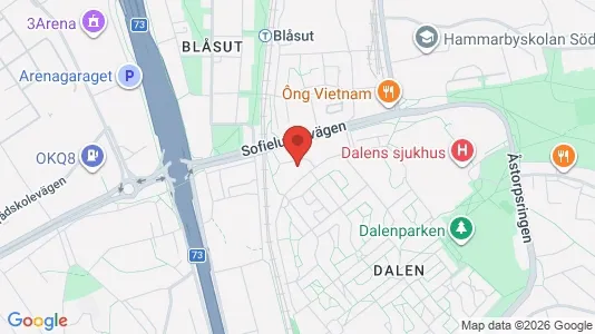 Apartments for rent i Stockholm South - kort over placeringen