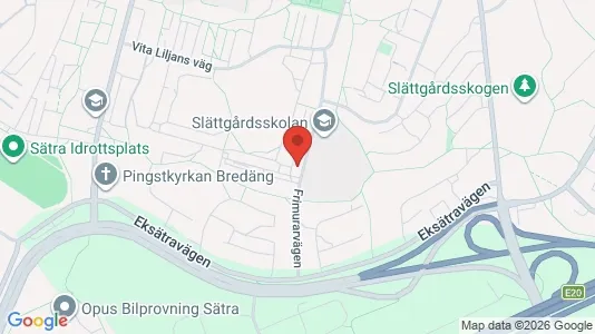 Apartments for rent i Stockholm South - kort over placeringen