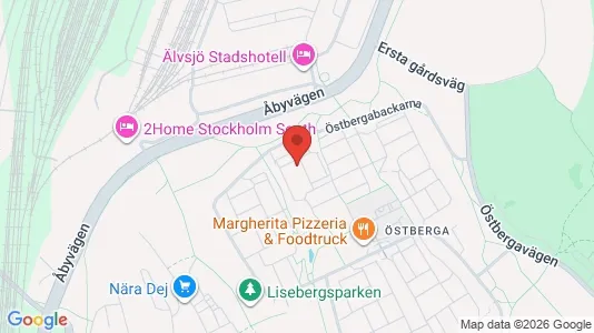 Apartments for rent i Stockholm South - kort over placeringen