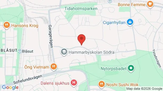 Apartments for rent i Stockholm South - kort over placeringen