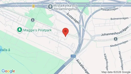 Apartments for rent i Hammarbyhamnen - kort over placeringen