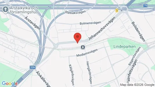 Apartments for rent i Hammarbyhamnen - kort over placeringen