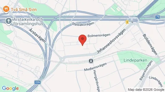 Apartments for rent i Hammarbyhamnen - kort over placeringen