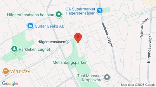 Apartments for rent i Stockholm South - kort over placeringen