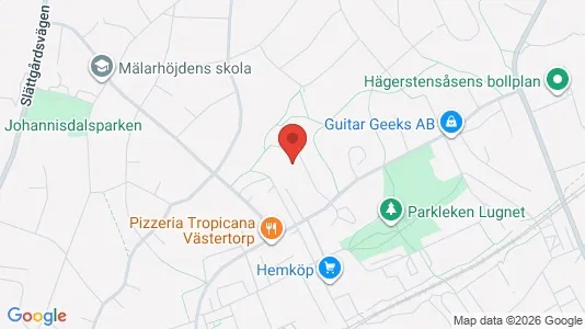 Apartments for rent i Stockholm South - kort over placeringen