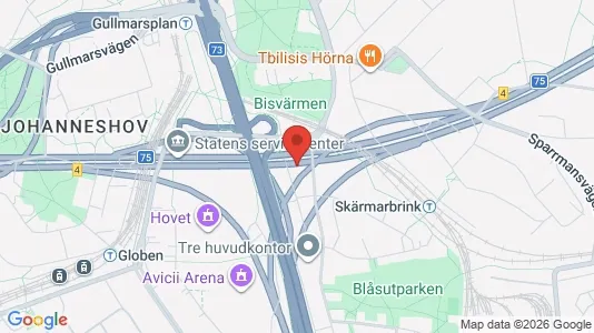 Apartments for rent i Stockholm South - kort over placeringen