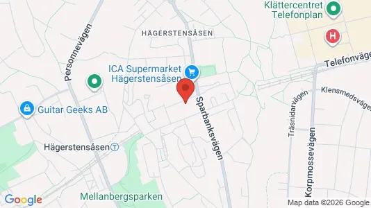 Apartments for rent i Stockholm South - kort over placeringen