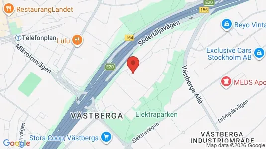 Apartments for rent i Stockholm South - kort over placeringen