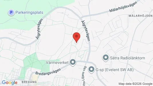 Apartments for rent i Stockholm South - kort over placeringen