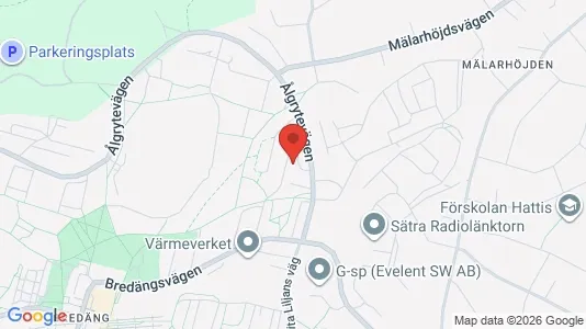 Apartments for rent i Stockholm South - kort over placeringen