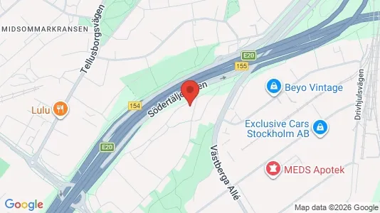 Apartments for rent i Stockholm South - kort over placeringen