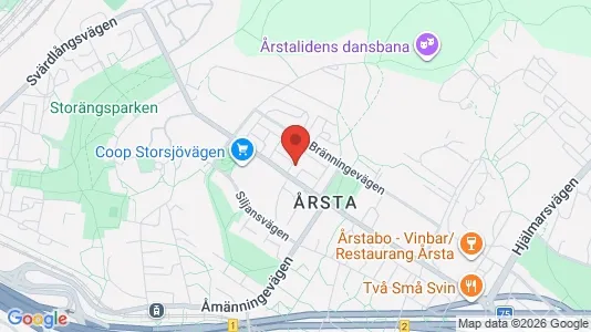 Apartments for rent i Hammarbyhamnen - kort over placeringen