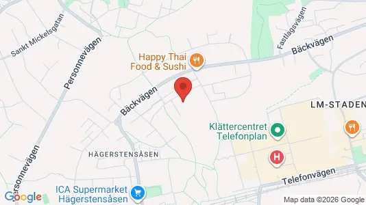 Apartments for rent i Stockholm South - kort over placeringen